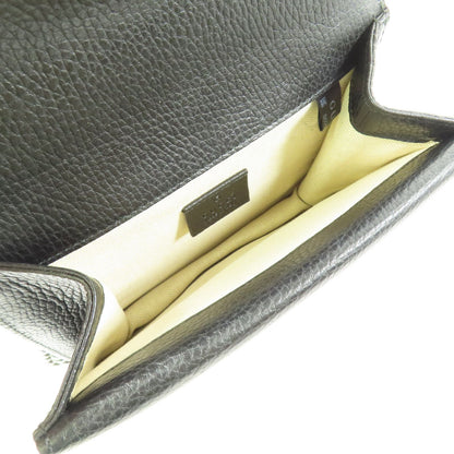 Gucci Cowhide Leather Dionysus Silver Shoulder Bag Black Calfskin (cowhide) 421970 Caogn 8176