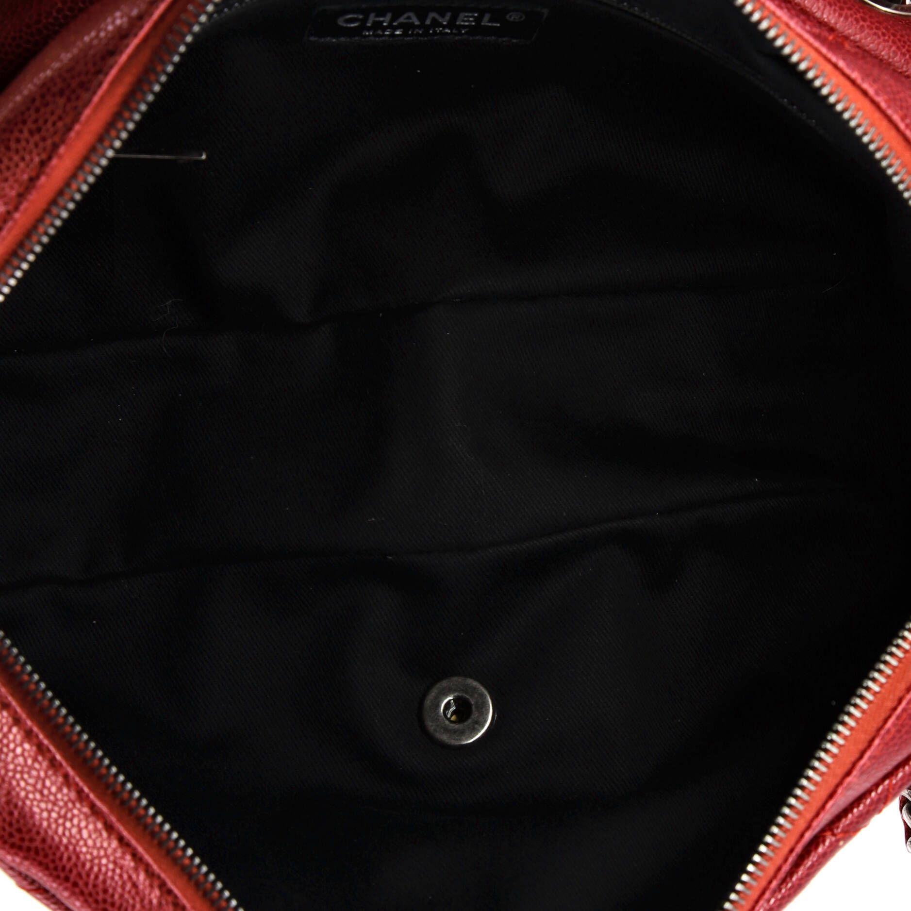 Chanel Easy Flap Bag Quilted Caviar Jumbo