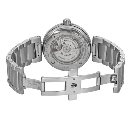 Omega De Ville Ladymatic Blue MOP Diamond Dial Ladies Watch 425.35.34.20.57.002