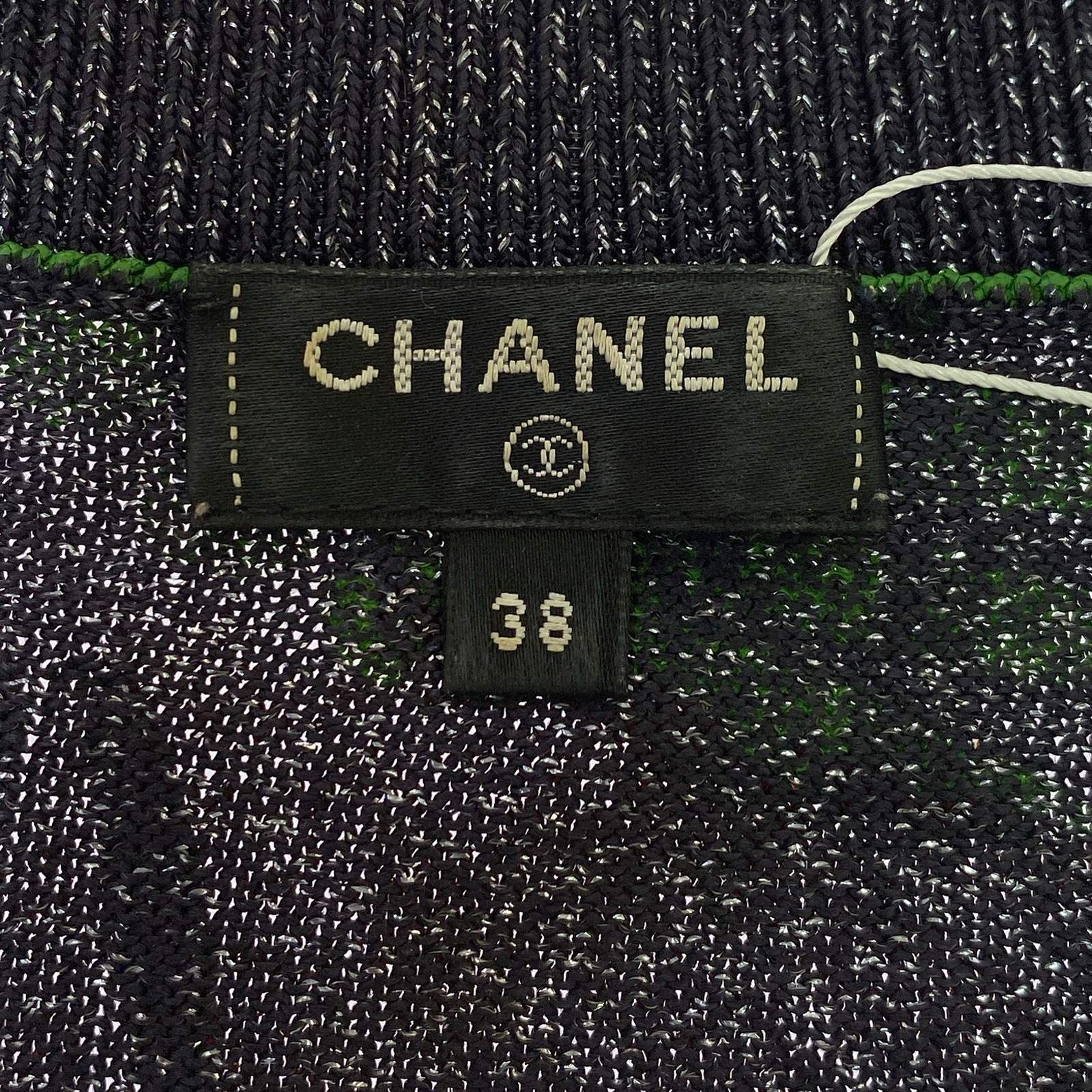 Chanel Multicolor Knit Polyester P 55756k 07299