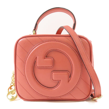 Gucci Cowhide Leather Blondie Bag Hand-handed Shoulder And Back Bag 2way Shoulder Bag Pink Calfskin (cowhide) 74