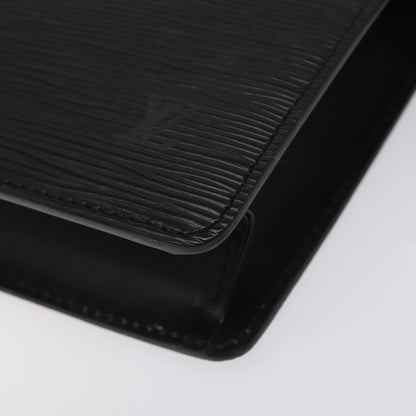 Louis Vuitton Epi Pochette Homme Clutch Bag Black Noir M 52522 Lv Auth