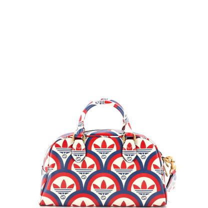 Gucci X Adidas Duffle Bag Printed Leather Mini