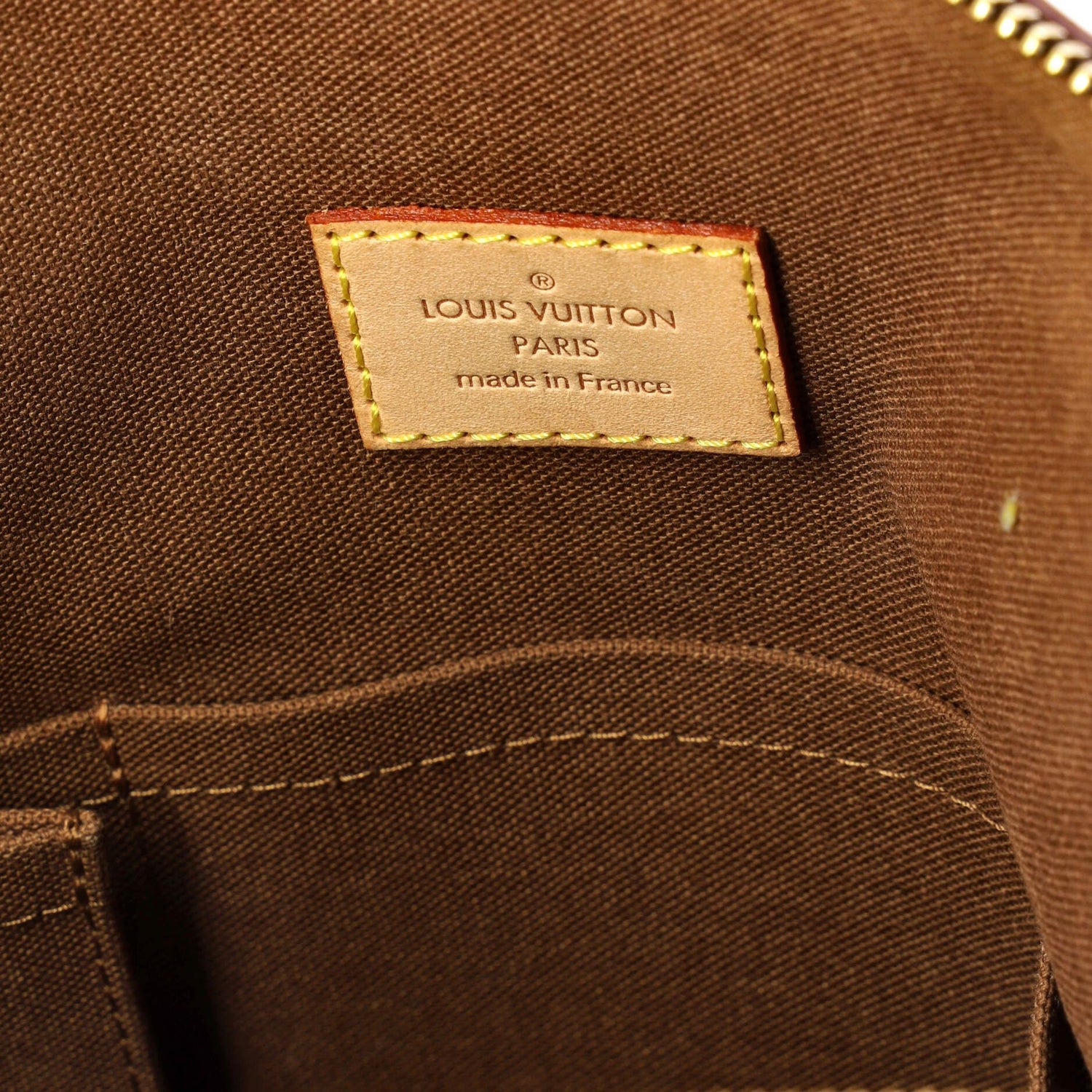 Louis Vuitton Lockit Handbag Monogram Canvas Pm