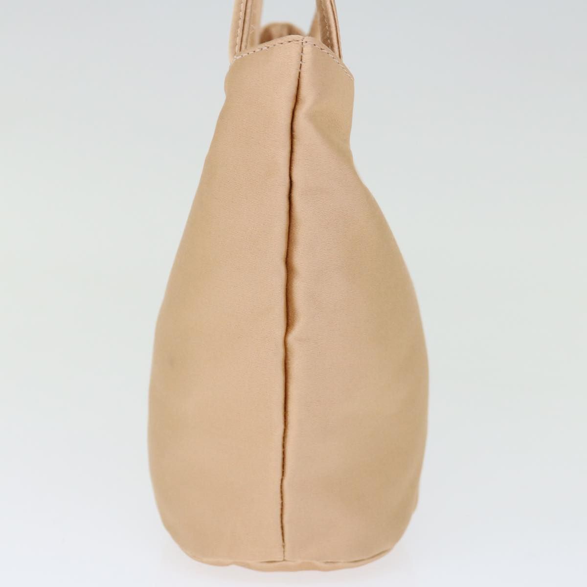 Bottega Veneta Hand Bag Satin Pink Gold Auth