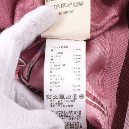 Hermes Twill Laine Ex-libris T-shirt Pink Silk Cashmere 3e 2800d 7