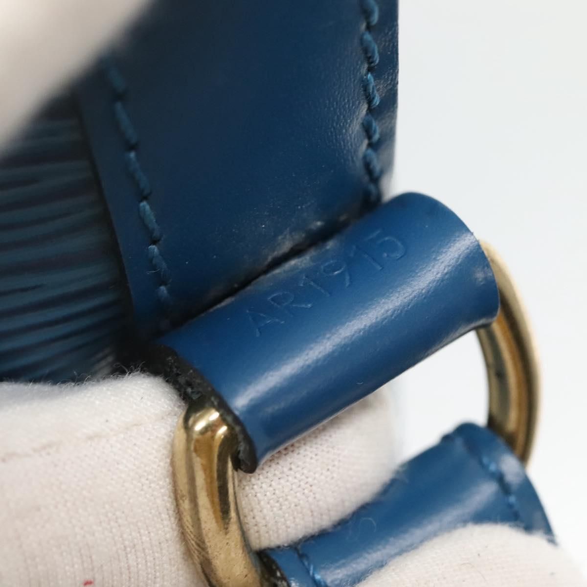 Louis Vuitton Epi Petit Noe Shoulder Bag Blue M 44105 Lv Auth