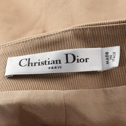 Dior Skirt Beige Cotton 911j 33a 3218