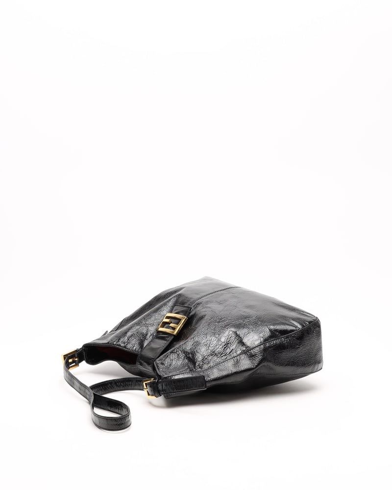 Fendi Patent FF Shoulder Bag