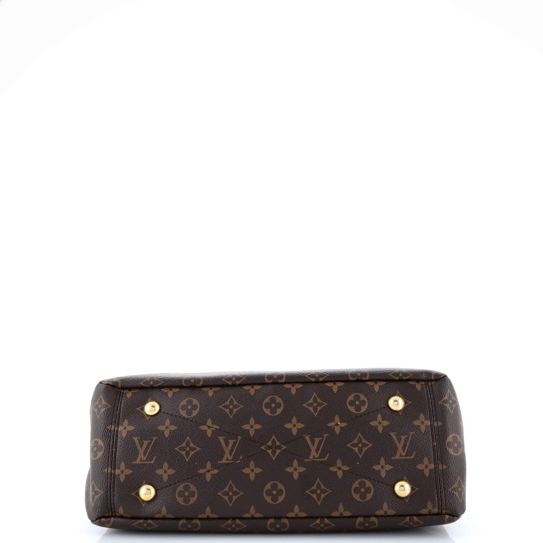 Louis Vuitton Pallas Tote Monogram Canvas With Leather