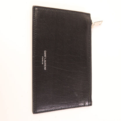 Yves Saint Laurent Cowhide Leather Sac De Jeur Silver Shoulder Bag Black Calfskin (cowhide) 480583