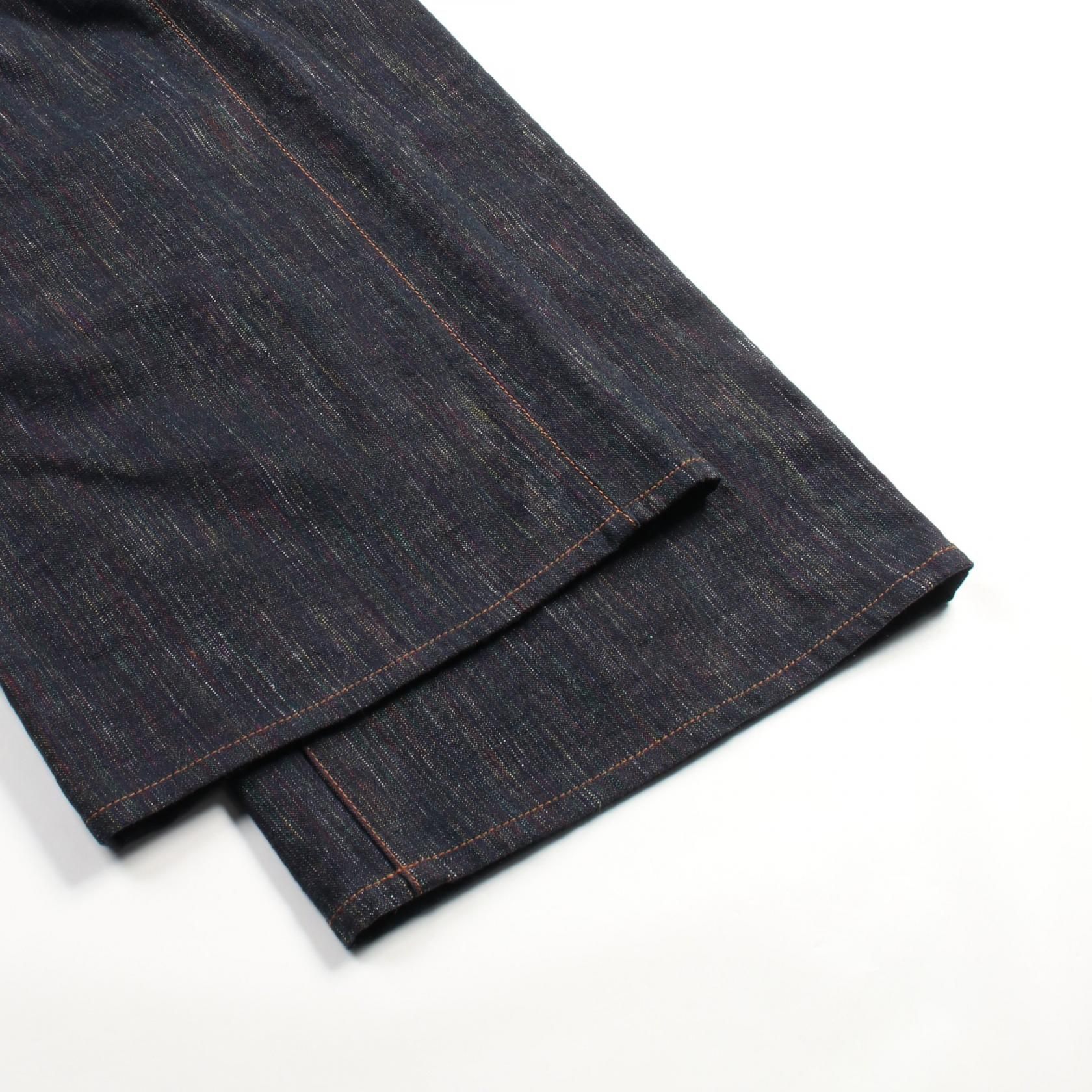 Chanel Navy Multicolor Denim Pants Cotton P 59872v 45214