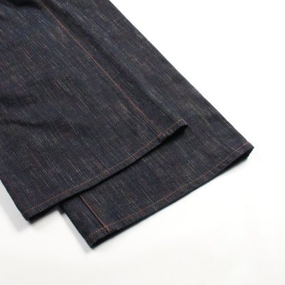 Chanel Navy Multicolor Denim Pants Cotton P 59872v 45214