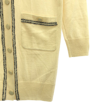 Chanel Beige Cardigan Wool P 45636k 05764