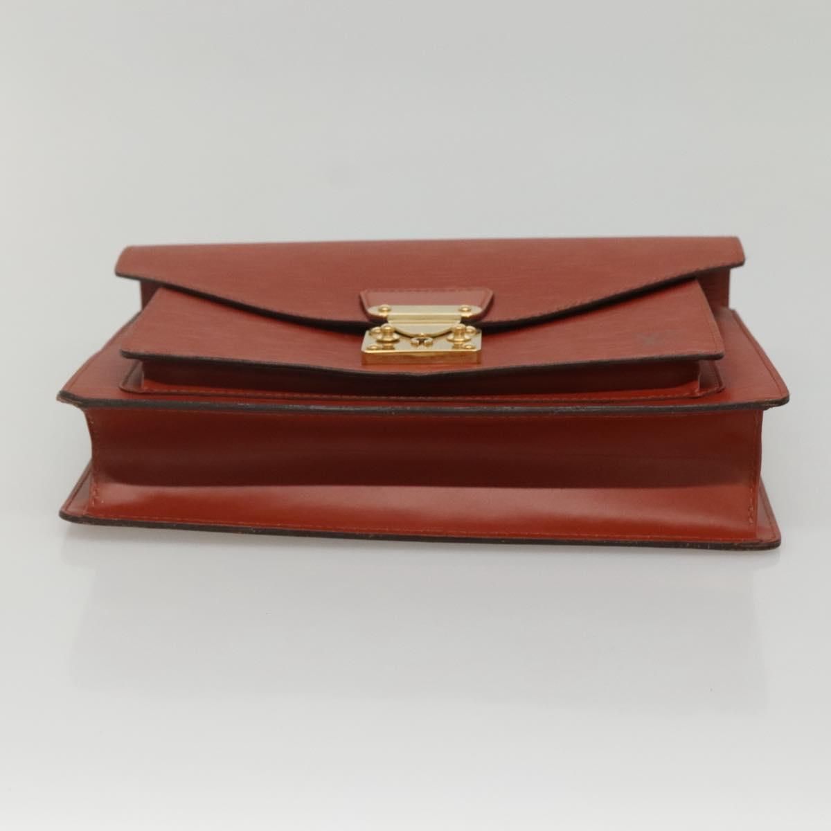 Louis Vuitton Epi Monceau 28 Hand Bag Brown M 52123 Lv Auth
