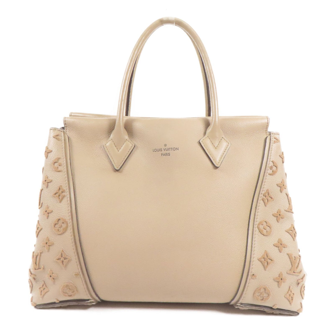 Louis Vuitton Cowhide Leather/sheep Carpet Tote W Pm Kinpaku Hand-turned Bag