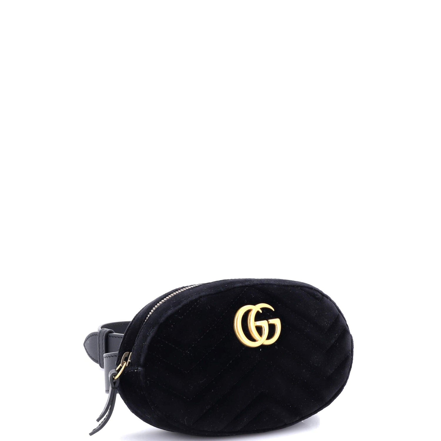 Gucci GG Marmont Belt Bag Matelasse Velvet