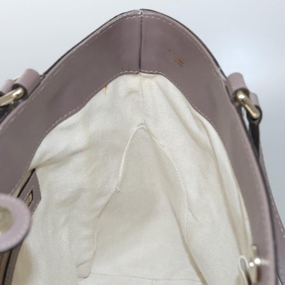 Gucci Gg Canvas Tote Bag Beige Gold 257061 Auth