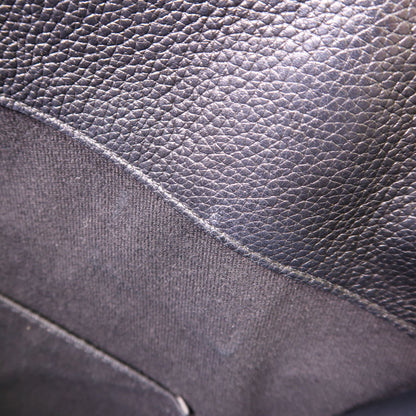 Saint Laurent Cowhide Leather Hand Bag Black Calfskin (cowhide) Ars 647168