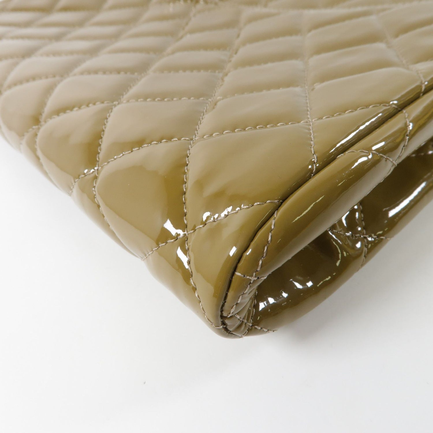 Chanel Other Lacquered Leather Shoulder Bag Silver Shoulder Bag Patent Leather