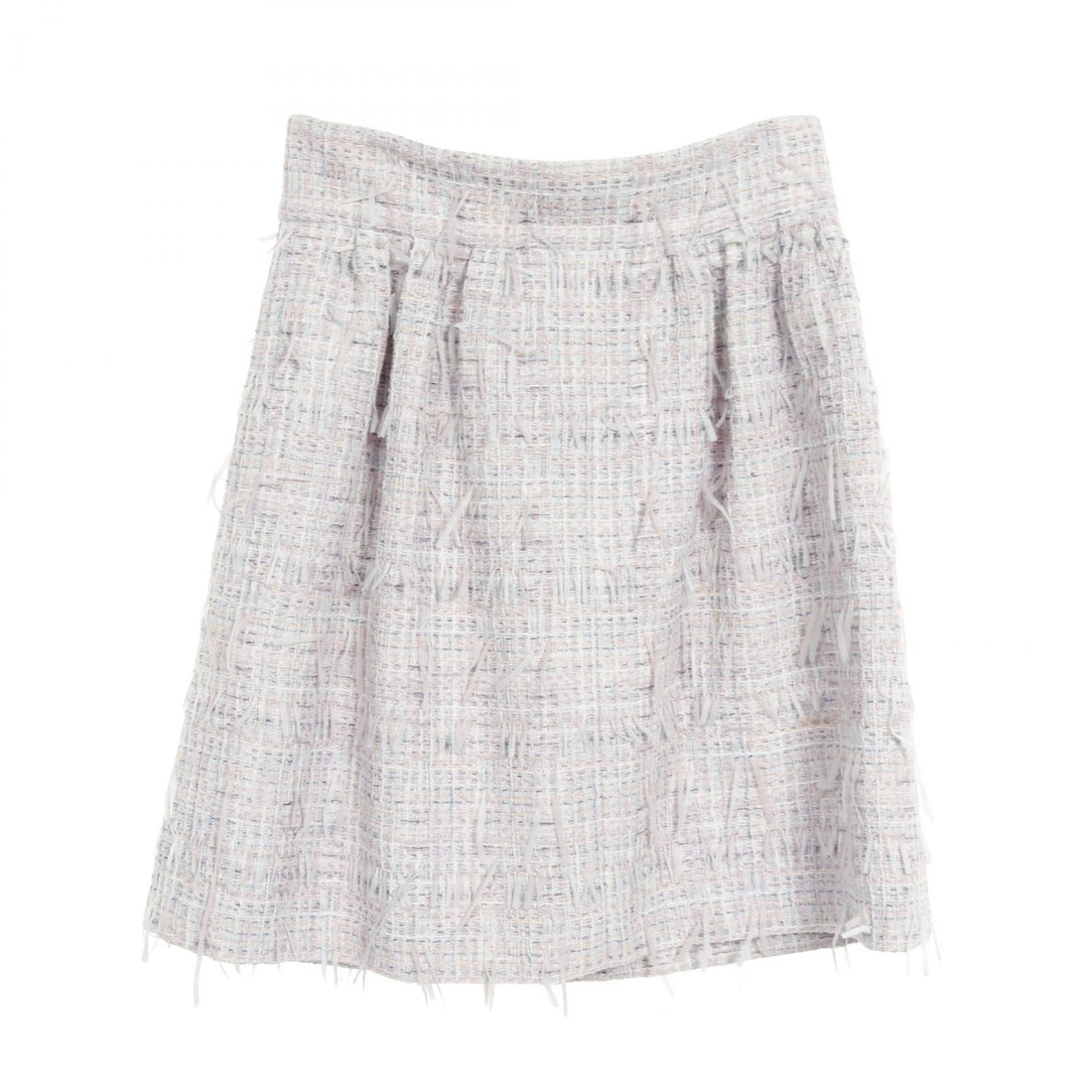 Chanel Purple Multicolor Coco Mark Button Skirt Fabric P 58340
