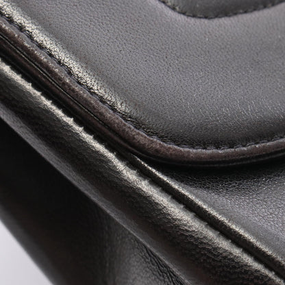 Chanel Black Matelasse Diana Flap Shoulder Bag Lambskin (sheep Leather) A 01165