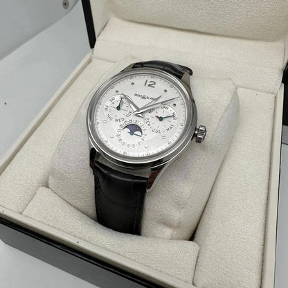Montblanc Heritage Perpetual Calendar Steel White Dial Automatic Watch MB119925