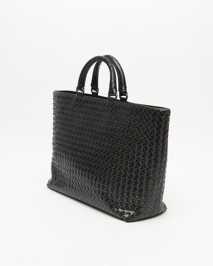 Bottega Veneta Patent Intrecciato Tote Bag