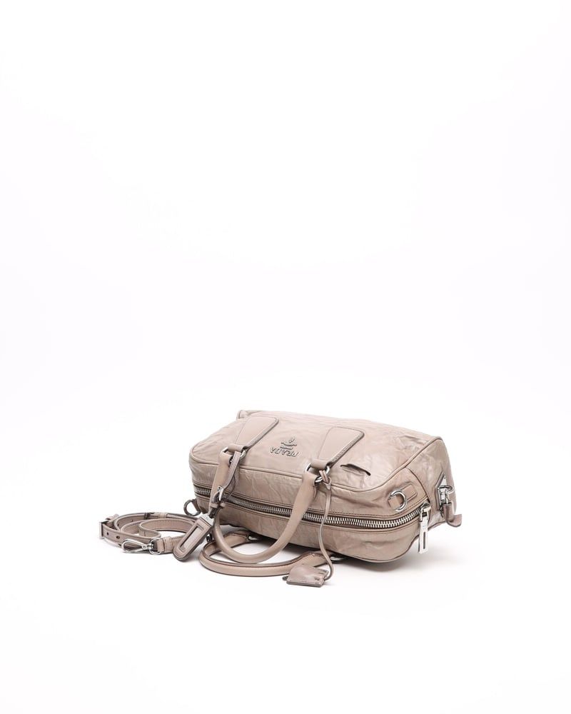 Prada Nappa Antique Boston Bag