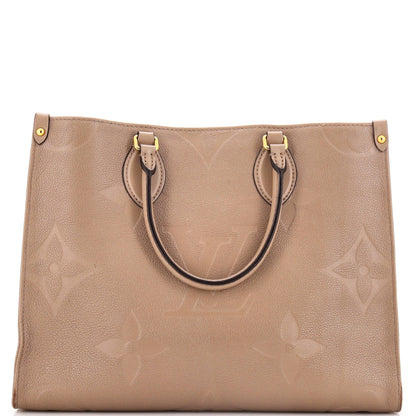 Louis Vuitton Onthego Tote Monogram Empreinte Giant Mm