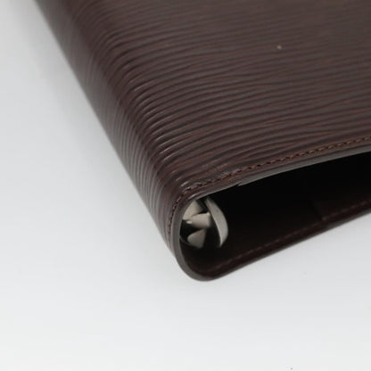 Louis Vuitton Epi Agenda Mm Day Planner Cover Mocha R 2004d Lv Auth