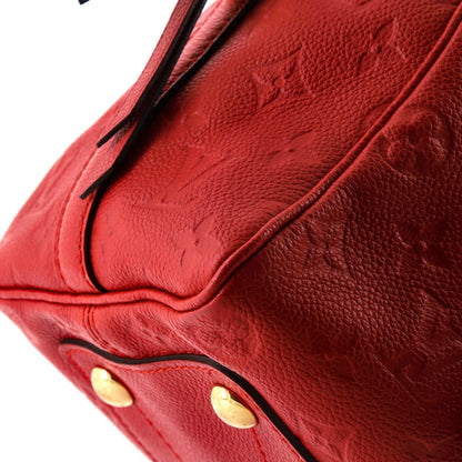 Louis Vuitton Speedy Bandouliere Bag Monogram Empreinte Leather 25