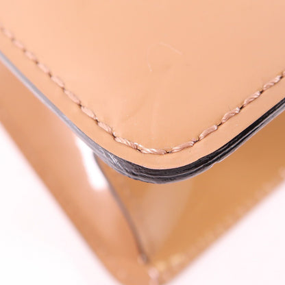 Louis Vuitton Lacquered Leather Deesse Pm Kinpaku Handmade Bag Beige Handbag M 91596