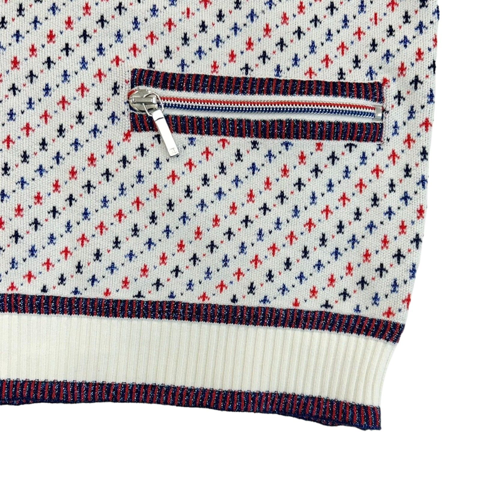 Chanel White Rayon Tops 36 P 54074