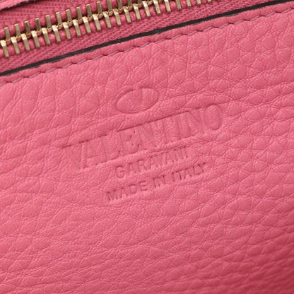 Valentino Rock Studs Tote Bag Pink Leather