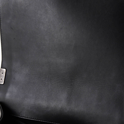 Chanel Boy Flap Bag Braided Tweed Old Medium