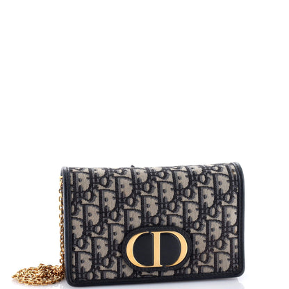 Christian Dior 30 Montaigne 2-In-1 Pouch Oblique Canvas