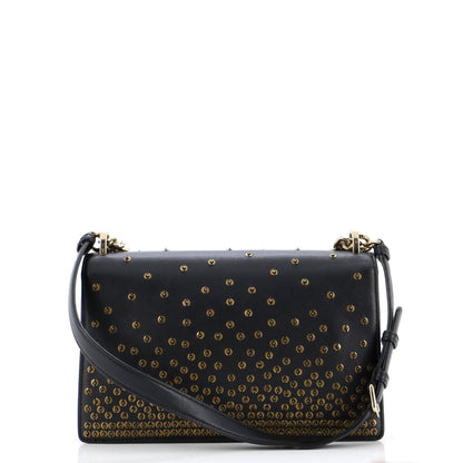 Christian Dior Diorama Flap Bag Sequin Embellished Lambskin Medium