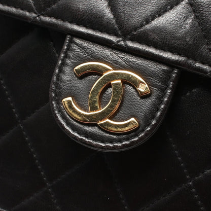 Chanel Lambskin Quilted Medium Single Flap Black