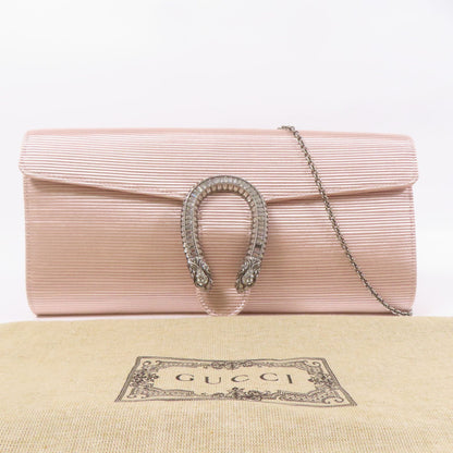 Gucci Satin Shoulder Bag Pink Other Satin 731751 Fabif