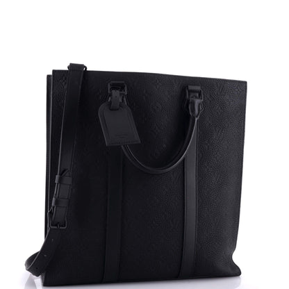 Louis Vuitton Sac Plat Nv Bag Monogram Taurillon Leather