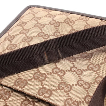 Gucci Gg Canvas Shoulder Bag Beige Brown Canvas 27639