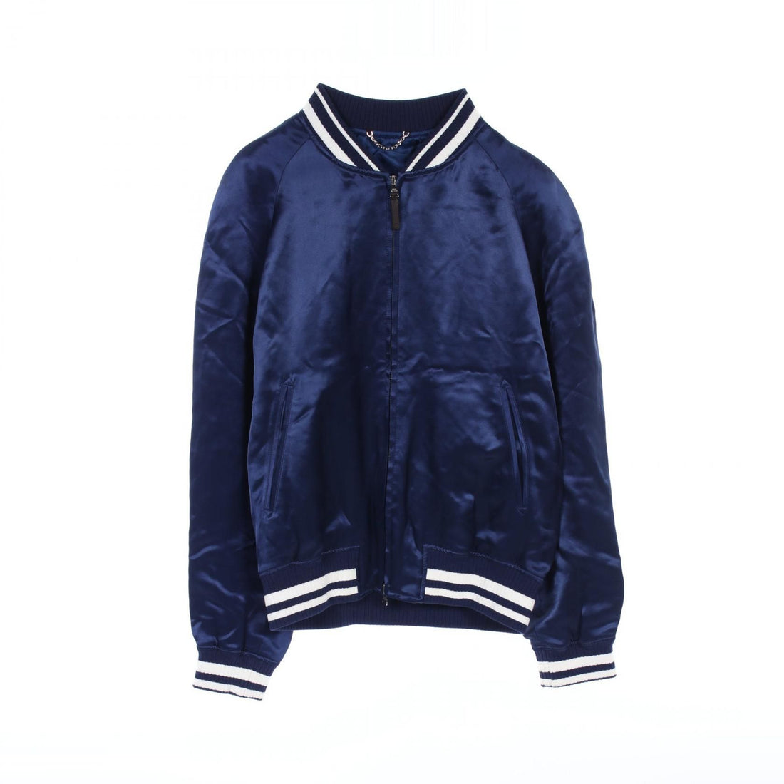 Louis Vuitton Back Logo Embroidered Souvenir Jacket Navy Blouson