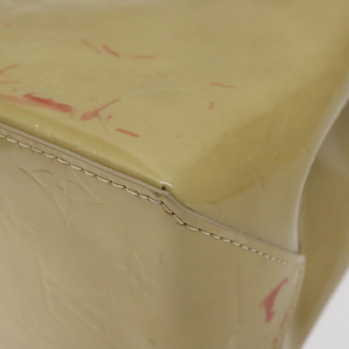 Louis Vuitton Vernis Reade Pm Hand Bag Beige M 91334 Lv Auth