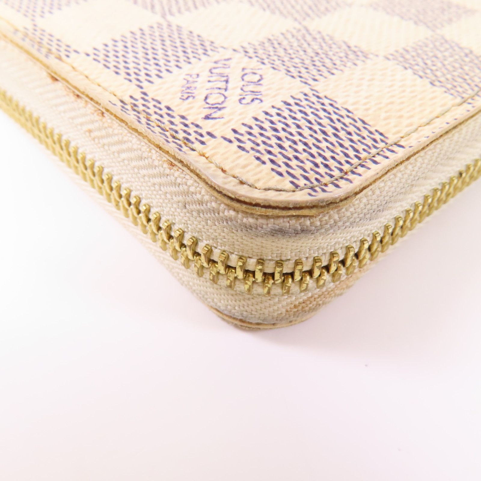 Louis Vuitton Zippy Wallet NM, Damier Azur