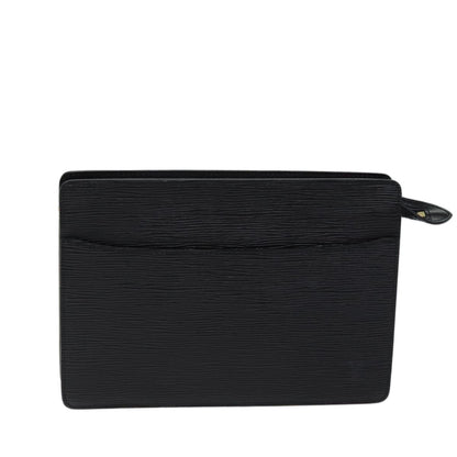 Louis Vuitton Epi Pochette Homme Clutch Bag Black M 52522 Lv Auth