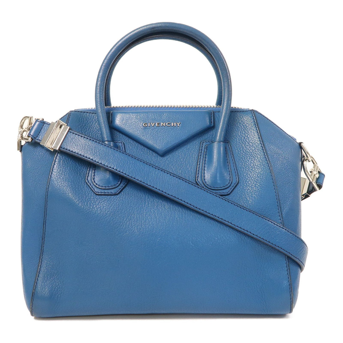 Givenchy Sugar Goatskin Small Antigona Indigo Blue