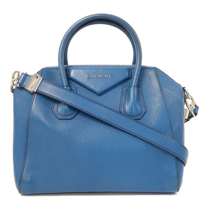 Givenchy Sugar Goatskin Small Antigona Indigo Blue