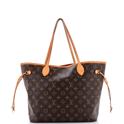 Louis Vuitton Neverfull Nm Tote Monogram Canvas Mm