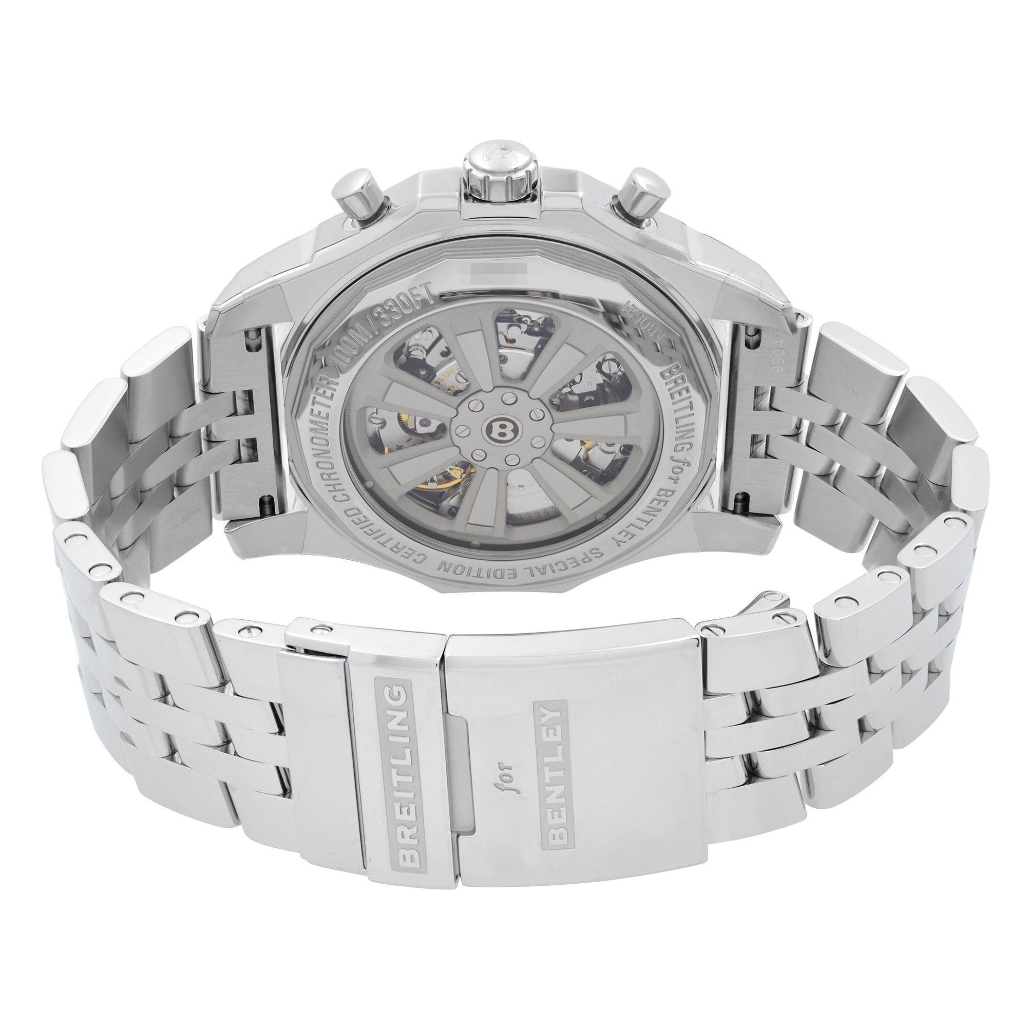 Breitling Bentley 05 Unitime Steel White Dial Mens Watch AB0521U0/A768-990A